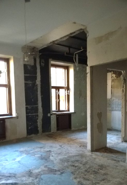 Asunto kokonaan purettuna